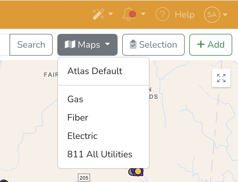 Mavtrek screenshot for Viewing Custom ArcGIS Maps