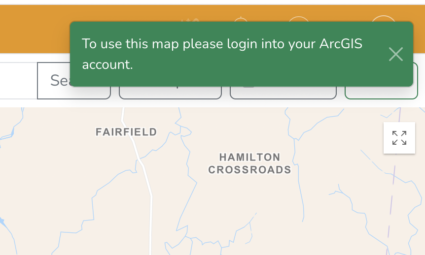 Mavtrek screenshot for Viewing Custom ArcGIS Maps
