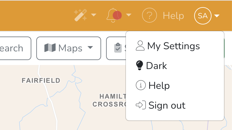 Mavtrek screenshot for Viewing Custom ArcGIS Maps
